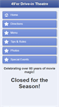 Mobile Screenshot of 49erdrivein.com
